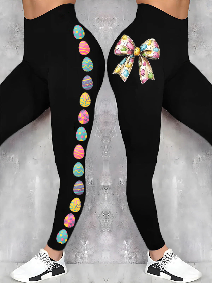 Women's Easter Egg Print Leggings