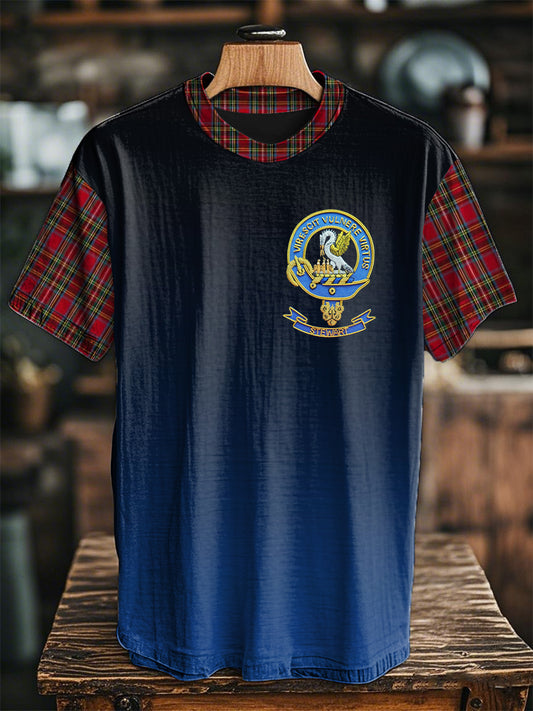 Unisex Scottish Flag Short Sleeves T-shirt