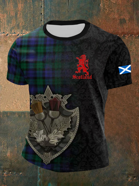 Men's Scottish Flag Short Sleeves T-shirt